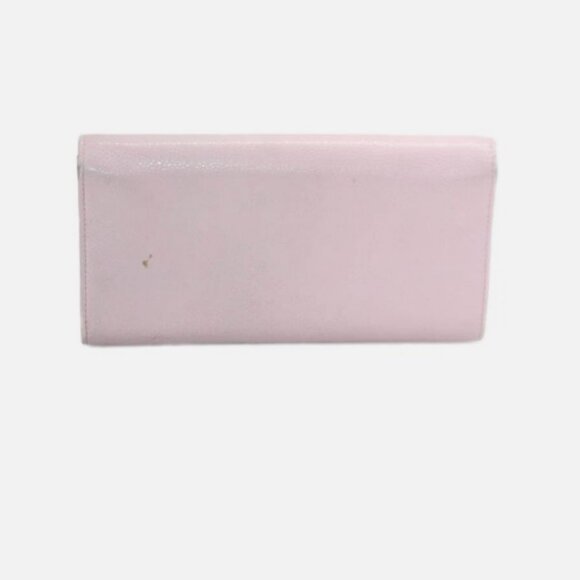 🩷Chanel Womens Light Pink Leather CC Flap Long Wallet🩷 - Picture 2 of 9